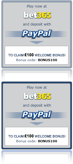Deposit using PayPal at bet365