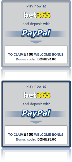 Deposit using PayPal at bet365