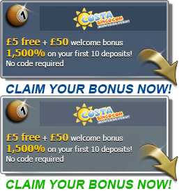Costa offers reload bonuses