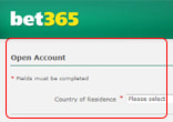 bet365 account open